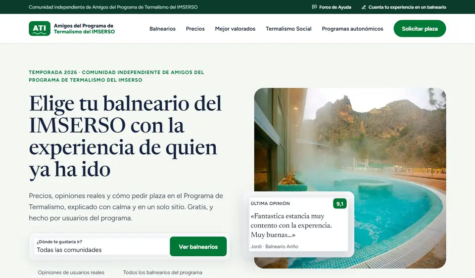Red de portales de turismo termal